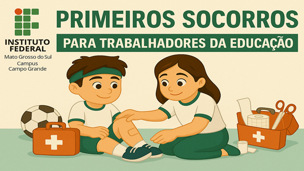 Capa do curso livre Primeiros Socorros para Trabalhadores da Educação